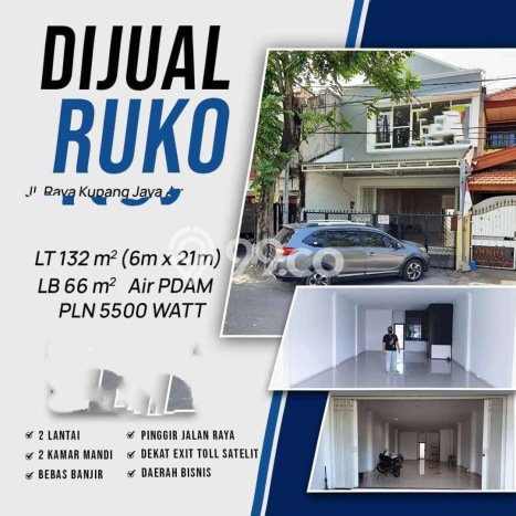 Untuk Dijual! Ruko di Sukomanunggal Surabaya LT 132m2 / LB 66m2 Kawasan Strategis Untuk Dijual! Ruko di Sukomanunggal Surabaya LT 132m2 / LB 66m2 Kawasan Strategis