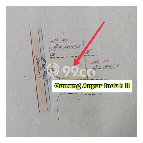 Kavling Tanah untuk Dijual di Gununganyar, Surabaya, Luas 414m2 Kavling Tanah untuk Dijual di Gununganyar, Surabaya, Luas 414m2