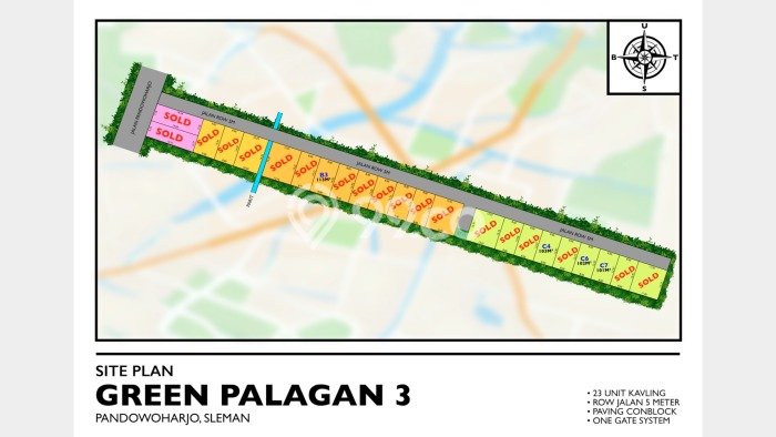 Tanah Kavling Dijual di Yogyakarta dengan Spesifikasi 100m2 Tanah Kavling Dijual di Yogyakarta dengan Spesifikasi 100m2