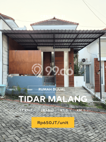 Rumah Luas Asri 2 KT Siap Pakai di Tidar Malang Rumah Luas Asri 2 KT Siap Pakai di Tidar Malang