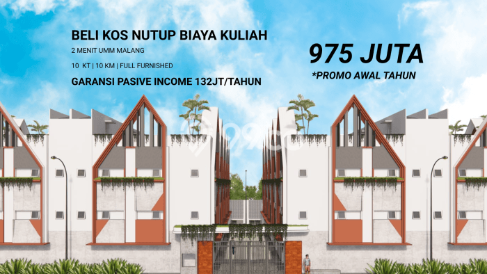 Rumah Kost untuk Dijual di Tlogomas Punya 10 Kamar Rumah Kost untuk Dijual di Tlogomas Punya 10 Kamar