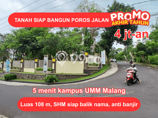Tanah Kavling Dijual di Tlogomas, Malang dengan Luas Tanah 99m2 Tanah Kavling Dijual di Tlogomas, Malang dengan Luas Tanah 99m2