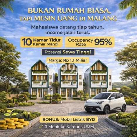Untuk Dijual Kost 10 Kamar di Malang untuk Aset Anda Untuk Dijual Kost 10 Kamar di Malang untuk Aset Anda