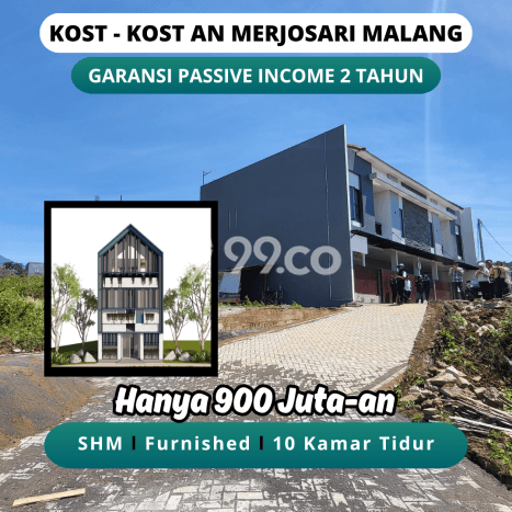 Kost untuk Dijual di Merjosari Punya 10 Kamar Kost untuk Dijual di Merjosari Punya 10 Kamar
