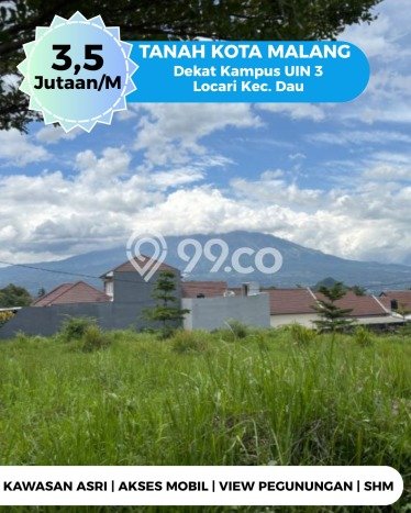 Tanah Siap Bangun Dijual di Malang Punya Luas 60m2 Tanah Siap Bangun Dijual di Malang Punya Luas 60m2
