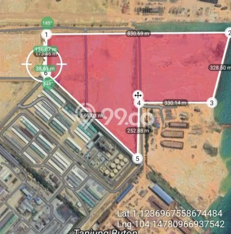 Lahan untuk Dijual Lokasi Nongsa, Batam Luas 250000m2 - Lahan untuk Dijual Lokasi Nongsa, Batam Luas 250000m2 -