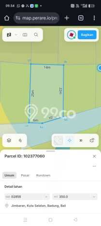 Tanah Dijual Area Strategis di Jimbaran Badung 350m2 Tanah Dijual Area Strategis di Jimbaran Badung 350m2