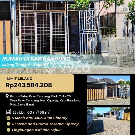 Rumah di Ciparay, Bandung, LT 60m2m² LB 36m2m² - SEGERA MILIKI! Rumah di Ciparay, Bandung, LT 60m2m² LB 36m2m² - SEGERA MILIKI!