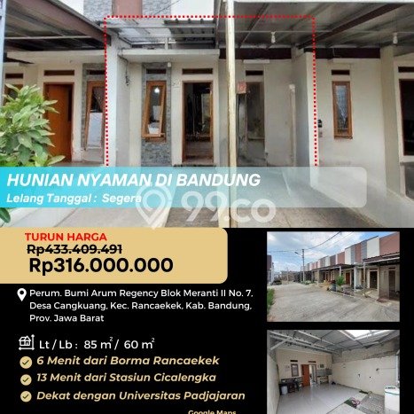 Kesempatan Emas Memiliki Rumah 2 KT 1 KM di Kawasan Komersial Rancaekek, Bandung Kesempatan Emas Memiliki Rumah 2 KT 1 KM di Kawasan Komersial Rancaekek, Bandung