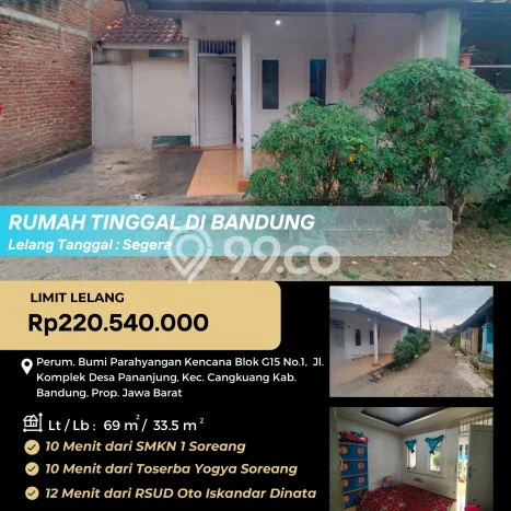 Rumah LT 69m2m² Dekat Tempat Strategis di Cangkuang, Bandung Rumah LT 69m2m² Dekat Tempat Strategis di Cangkuang, Bandung