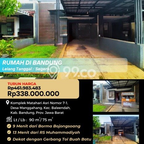 Rumah Bagus di Baleendah, Bandung, LT 90m2m² LB 75m2m² DIJUAL CEPAT! Rumah Bagus di Baleendah, Bandung, LT 90m2m² LB 75m2m² DIJUAL CEPAT!