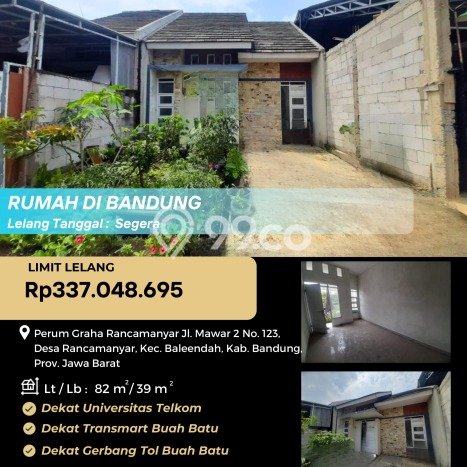 Rumah Harga Terjangkau 2 KT di Baleendah, Bandung Rumah Harga Terjangkau 2 KT di Baleendah, Bandung