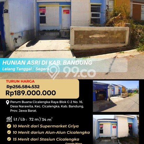 Properti Nyaman 2 KT LT 72m2m² di Cicalengka, Bandung Properti Nyaman 2 KT LT 72m2m² di Cicalengka, Bandung