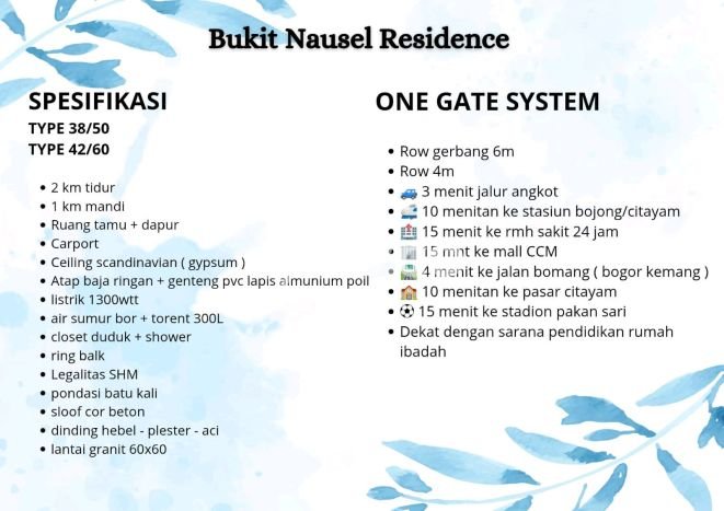 Rumah Minimalis Dijual di Tajur Halang 2 Kamar dengan LT 60m2 Rumah Minimalis Dijual di Tajur Halang 2 Kamar dengan LT 60m2