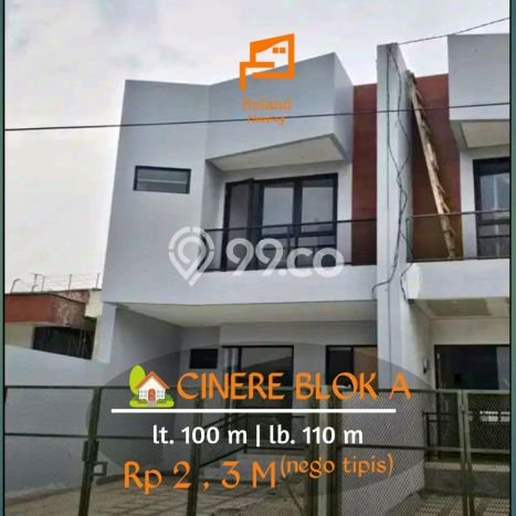 Rumah Minimalis 3 KT LT 100m2 di Cinere Rumah Minimalis 3 KT LT 100m2 di Cinere