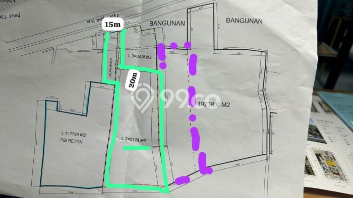 Tanah Kawasan Kuta, Luas 40000m2m², Area Potensial Tanah Kawasan Kuta, Luas 40000m2m², Area Potensial