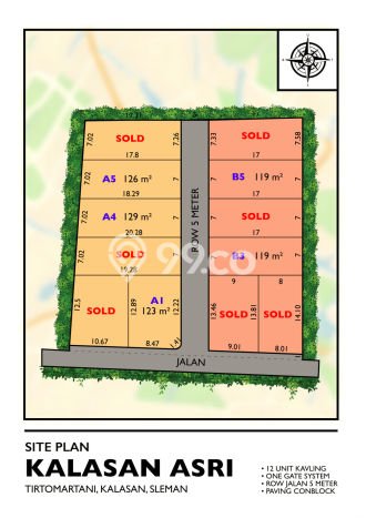 Tanah Dijual di Yogyakarta Seluas 119m2 Strategis Tanah Dijual di Yogyakarta Seluas 119m2 Strategis