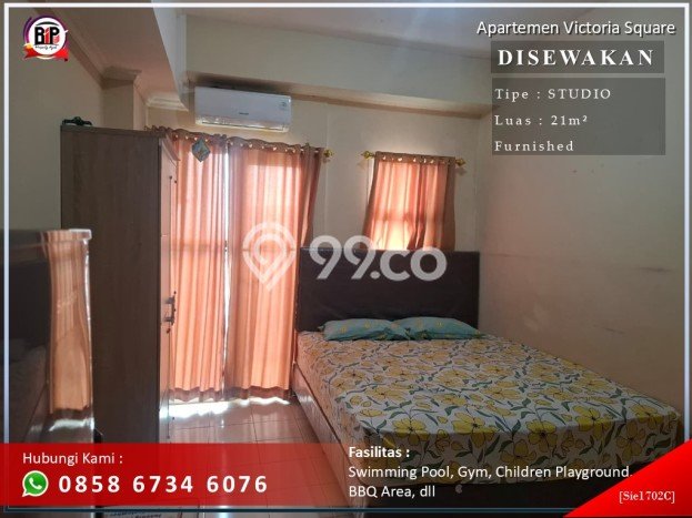 Disewakan Cepat! Unit Apartemen Hemat di Cimone, Tangerang 0 Kamar Tidur dan 1 Kamar Mandi Disewakan Cepat! Unit Apartemen Hemat di Cimone, Tangerang 0 Kamar Tidur dan 1 Kamar Mandi