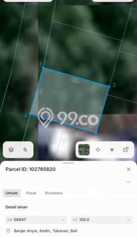 Dijual Tanah di Kediri Tabanan Luas 100m2 SHM Dijual Tanah di Kediri Tabanan Luas 100m2 SHM