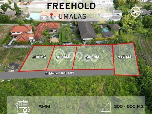 HARGA TERBAIK! Tanah Kawasan Umalas, Luas 300m2m², Akses Strategis, Area Berkembang HARGA TERBAIK! Tanah Kawasan Umalas, Luas 300m2m², Akses Strategis, Area Berkembang