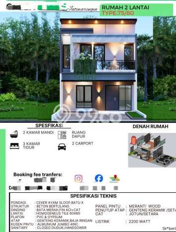 Rumah Luas Asri 3 KT Siap Pakai di Jatiwaringin Bekasi Rumah Luas Asri 3 KT Siap Pakai di Jatiwaringin Bekasi