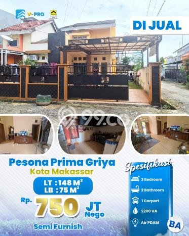 Jual Rumah Minimalis Bagus Punya 3 KT di Manggala Makassar SHM Jual Rumah Minimalis Bagus Punya 3 KT di Manggala Makassar SHM