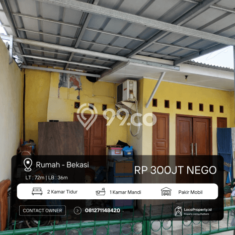 Rumah Murah Dijual di Bekasi Timur, Bekasi Harga Rp 300 Juta Rumah Murah Dijual di Bekasi Timur, Bekasi Harga Rp 300 Juta