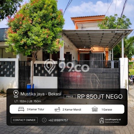 Jual Rumah Strategis Bagus Punya 3 KT di Mustikajaya Bekasi SHM Jual Rumah Strategis Bagus Punya 3 KT di Mustikajaya Bekasi SHM