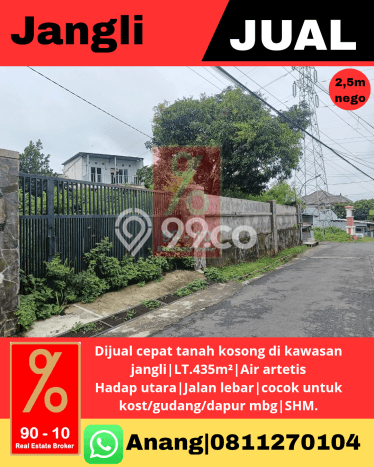 Lahan Dijual Lokasi Semarang Selatan, Semarang dengan Luas Tanah 435m2 dan Status SHM Lahan Dijual Lokasi Semarang Selatan, Semarang dengan Luas Tanah 435m2 dan Status SHM