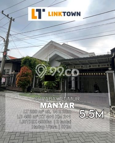 Hunian Eksklusif Dijual LT 280m2 di Sukolilo, Surabaya Hunian Eksklusif Dijual LT 280m2 di Sukolilo, Surabaya