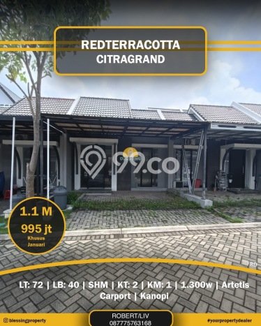 Rumah Modern 2 KT di Citragrand Semarang Unfurnished Rumah Modern 2 KT di Citragrand Semarang Unfurnished