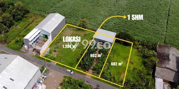 Tanah untuk Dijual di Tulangan Sidoarjo Luas 1200m2 Tanah untuk Dijual di Tulangan Sidoarjo Luas 1200m2
