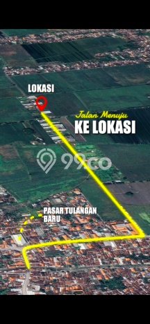 Tanah untuk Dijual di Tulangan Sidoarjo Luas 1200m2 Tanah untuk Dijual di Tulangan Sidoarjo Luas 1200m2