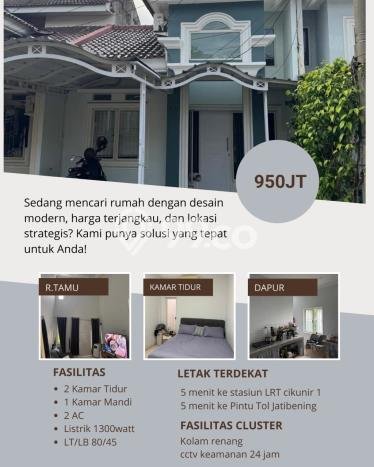 Dijual Hunian Rumah Terawat 2 Kamar di Jatibening, Bekasi Dijual Hunian Rumah Terawat 2 Kamar di Jatibening, Bekasi