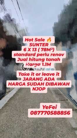 Rumah Luas Asri 2 KT Siap Pakai di Sunter Jakarta Utara Rumah Luas Asri 2 KT Siap Pakai di Sunter Jakarta Utara