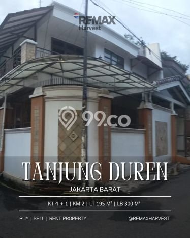 Rumah Elit LB 300m2 Siap Huni Desain Elegan di Tanjung Duren, Jakarta Barat Rumah Elit LB 300m2 Siap Huni Desain Elegan di Tanjung Duren, Jakarta Barat