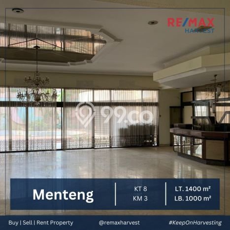 Hunian Eksklusif Dijual LT 1400m2 di Menteng, Jakarta Pusat Hunian Eksklusif Dijual LT 1400m2 di Menteng, Jakarta Pusat