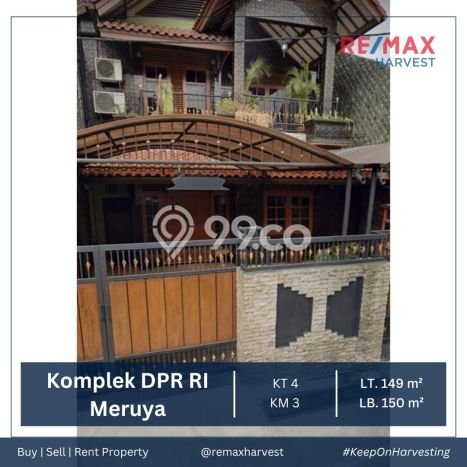 Rumah Elit Modern Tanpa Renovasi di Meruya Jakarta Barat Rumah Elit Modern Tanpa Renovasi di Meruya Jakarta Barat