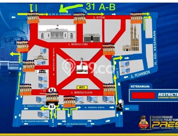 AREA TERSIBUK! Ruko Kawasan Gambir, Luas 700m², Kawasan Komersial AREA TERSIBUK! Ruko Kawasan Gambir, Luas 700m², Kawasan Komersial