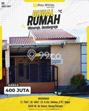Hunian Nyaman 2 KT Hemat Budget di Mojosongo Surakarta Hunian Nyaman 2 KT Hemat Budget di Mojosongo Surakarta
