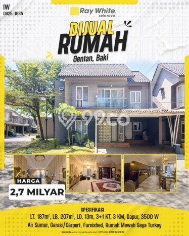 Hot Offer Hunian Mewah Ideal dan Luas di Gentan, Solo Hot Offer Hunian Mewah Ideal dan Luas di Gentan, Solo