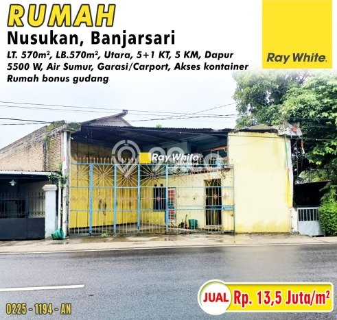 Rumah Eksklusif Siap Huni LT 570m2 di Nusukan, Solo Rumah Eksklusif Siap Huni LT 570m2 di Nusukan, Solo