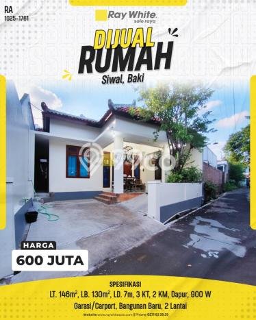 Rumah Modern Cantik 3 KT Bisa Langsung Pindah di Baki Rumah Modern Cantik 3 KT Bisa Langsung Pindah di Baki