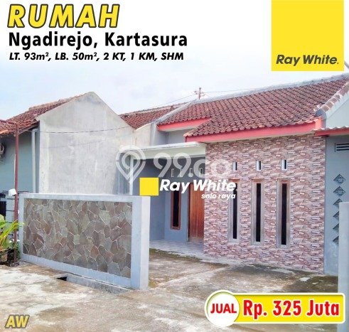 Rumah Sederhana Dijual di Kartasura 2 Kamar dengan LT 93m2 Rumah Sederhana Dijual di Kartasura 2 Kamar dengan LT 93m2