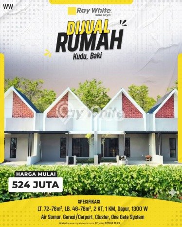Dijual Cepat Rumah Favorit Siap Huni LB 46m2 di Baki, Sukoharjo Dijual Cepat Rumah Favorit Siap Huni LB 46m2 di Baki, Sukoharjo