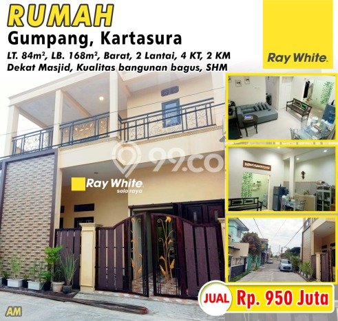 For Sale Rumah 4 Kamar Lokasi Ideal Nyaman dan Strategis di Kartasura For Sale Rumah 4 Kamar Lokasi Ideal Nyaman dan Strategis di Kartasura