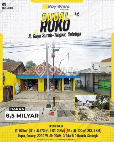 Ruko Dijual di Prime Area Salatiga Luas 370m2 Ruko Dijual di Prime Area Salatiga Luas 370m2