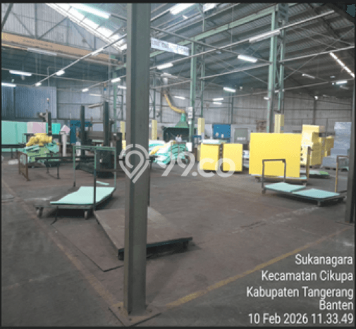 Pabrik Dijual di Cikupa Tangerang dengan Luas Bangunan 1821m2 Pabrik Dijual di Cikupa Tangerang dengan Luas Bangunan 1821m2