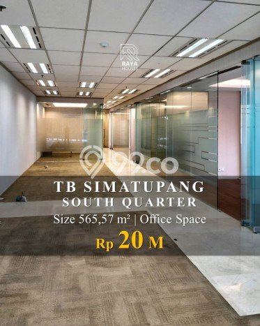 Kantor Dijual di Prime Area Jakarta Selatan Luas 565m2 Kantor Dijual di Prime Area Jakarta Selatan Luas 565m2