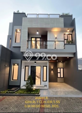 Rumah Modern 3 KT LT 62m2 di Pejaten Timur Rumah Modern 3 KT LT 62m2 di Pejaten Timur